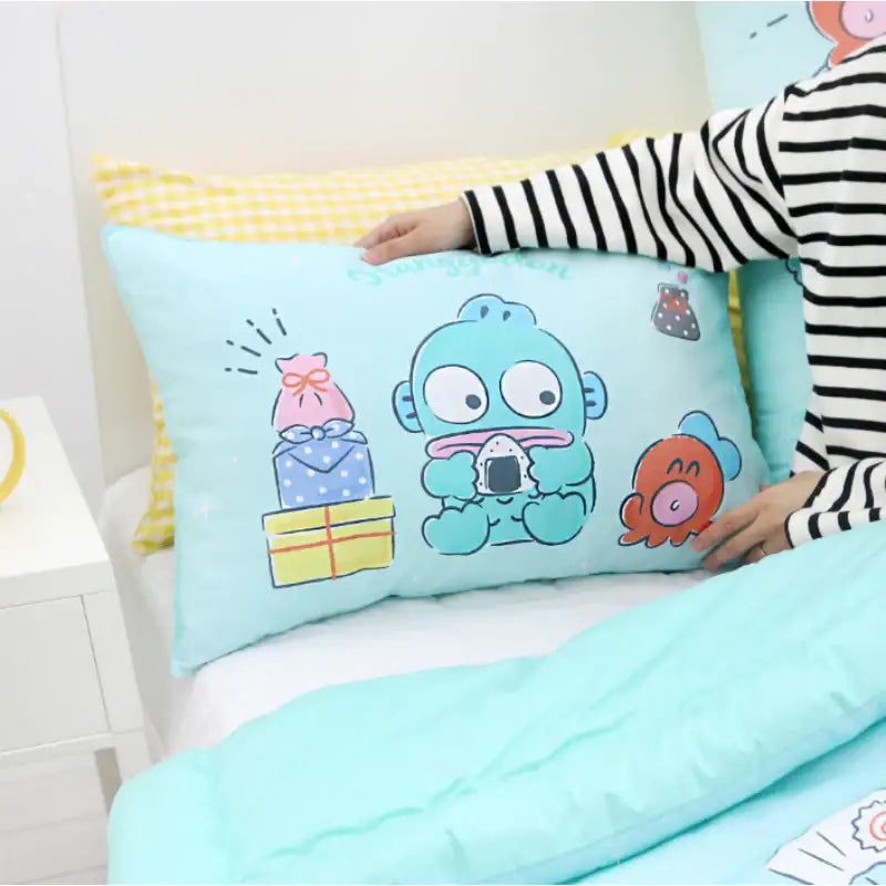 NARA HOME DECO X Sanrio - Hangyodon Pure Cotton Pillow Cover Daily - NARA HOME DECO - Pillow Cover - Harumio