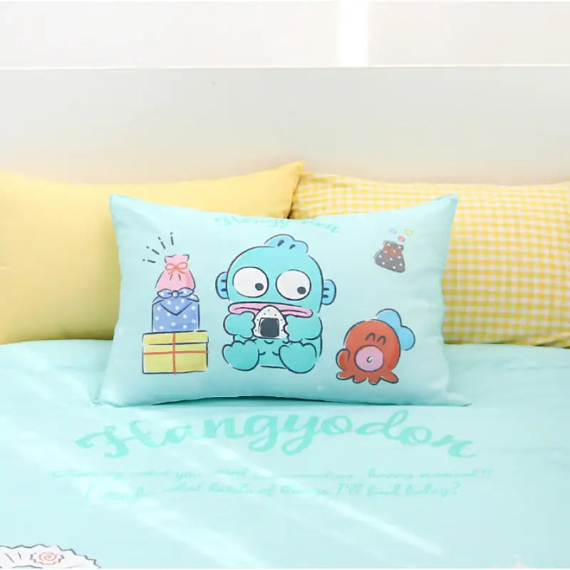 NARA HOME DECO X Sanrio - Hangyodon Pure Cotton Pillow Cover Daily - NARA HOME DECO - Pillow Cover - Harumio