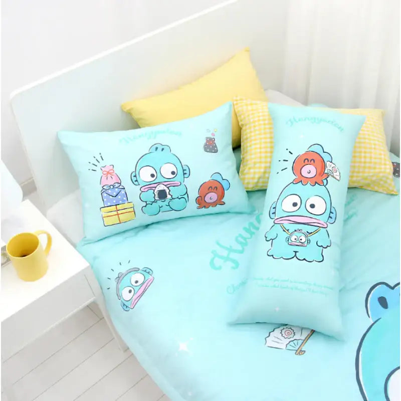 NARA HOME DECO X Sanrio - Hangyodon Pure Cotton Pillow Cover Daily - NARA HOME DECO - Pillow Cover - Harumio