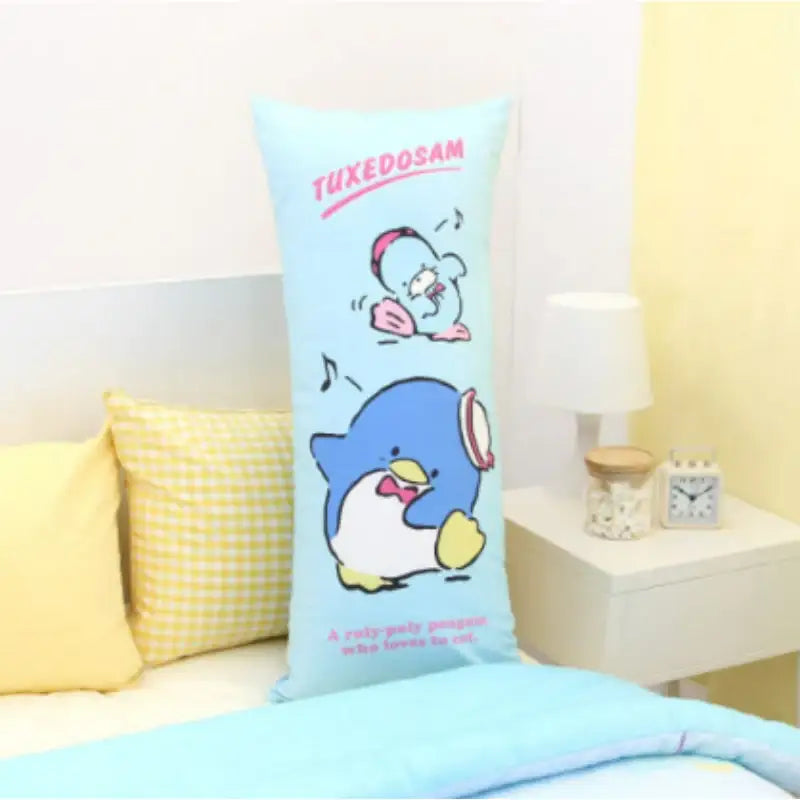 NARA HOME DECO x Sanrio - Tuxedo Sam Square Body Pillow Dance - NARA HOME DECO - Long pillow - Harumio