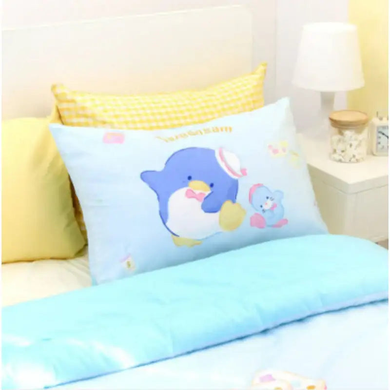 NARA HOME DECO X Sanrio - Tuxedo Sam Pure Cotton Pillow Cover Happy - NARA HOME DECO - Pillow Cover - Harumio