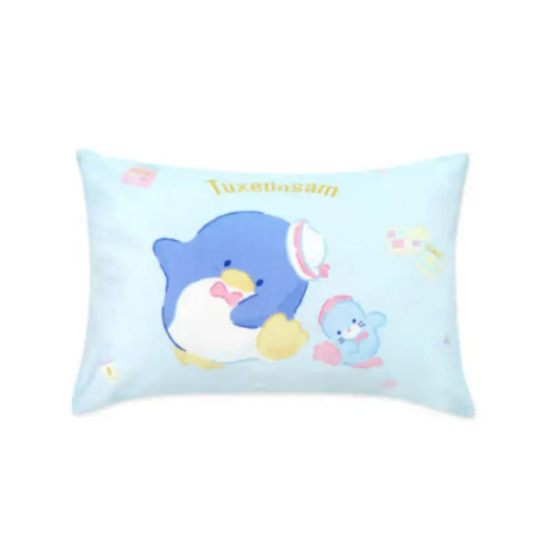 NARA HOME DECO X Sanrio - Tuxedo Sam Pure Cotton Pillow Cover Happy - NARA HOME DECO - Pillow Cover - Harumio