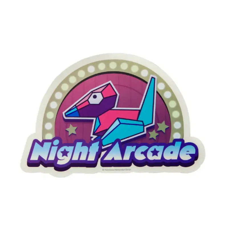 Pokémon Store - Pokémon Center Poster & Sticker Set Night Arcade - Pokémon Store - Stcker - Harumio