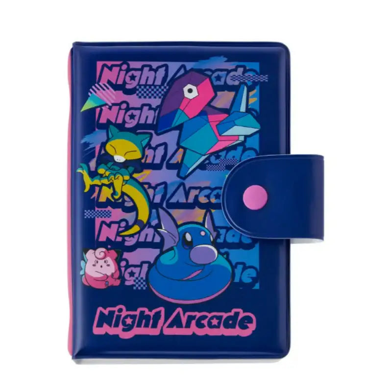 Pokémon Store - Pokémon Center Sticker Book Night Arcade - Pokémon Store - Pouch - Harumio