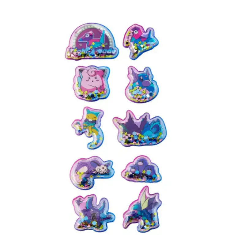 Pokémon Store - Pokémon Center Capsule Sticker Night Arcade - Pokémon Store - Sticker - Harumio