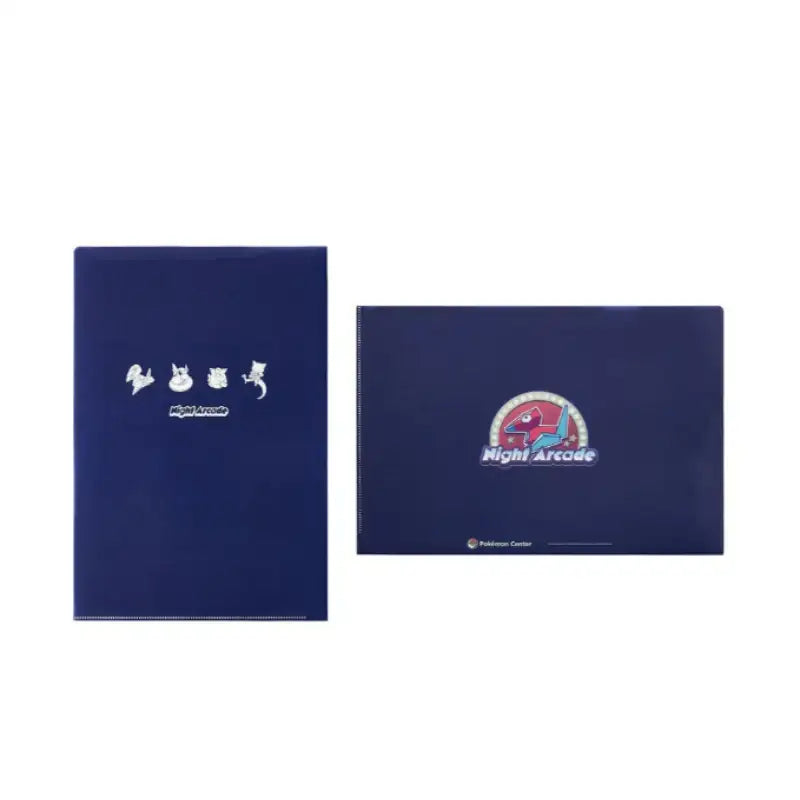 Pokémon Store - Pokémon Center A4 Clear File Set Night Arcade - Pokémon Store - Clear File - Harumio