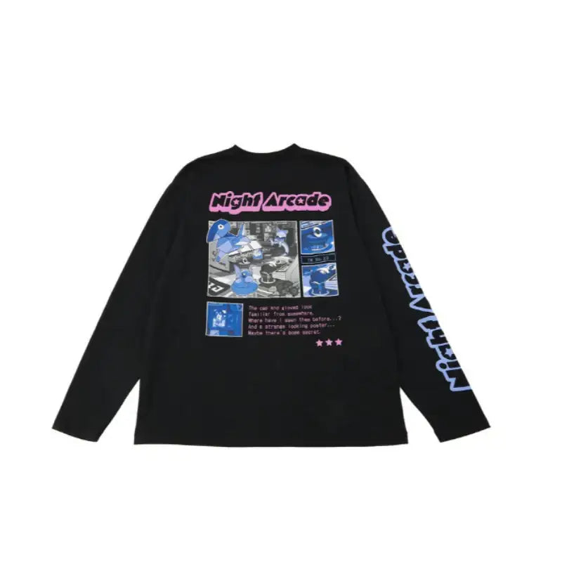 Pokémon Store - Pokémon Center Man to Man Night Arcade - Pokémon Store - Sweatshirt - Harumio