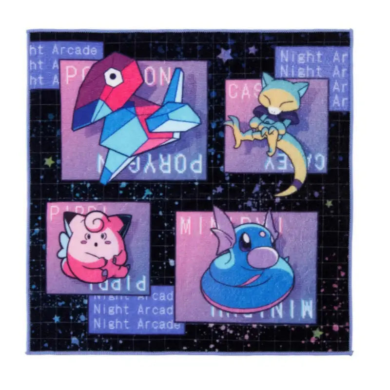 Pokémon Store - Pokémon Center Towel Night Arcade - Pokémon Store - Towel - Harumio