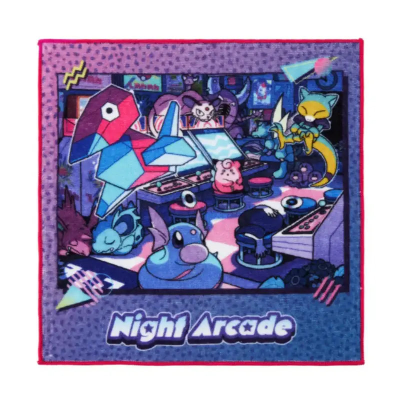 Pokémon Store - Pokémon Center Towel Night Arcade - Pokémon Store - Towel - Harumio