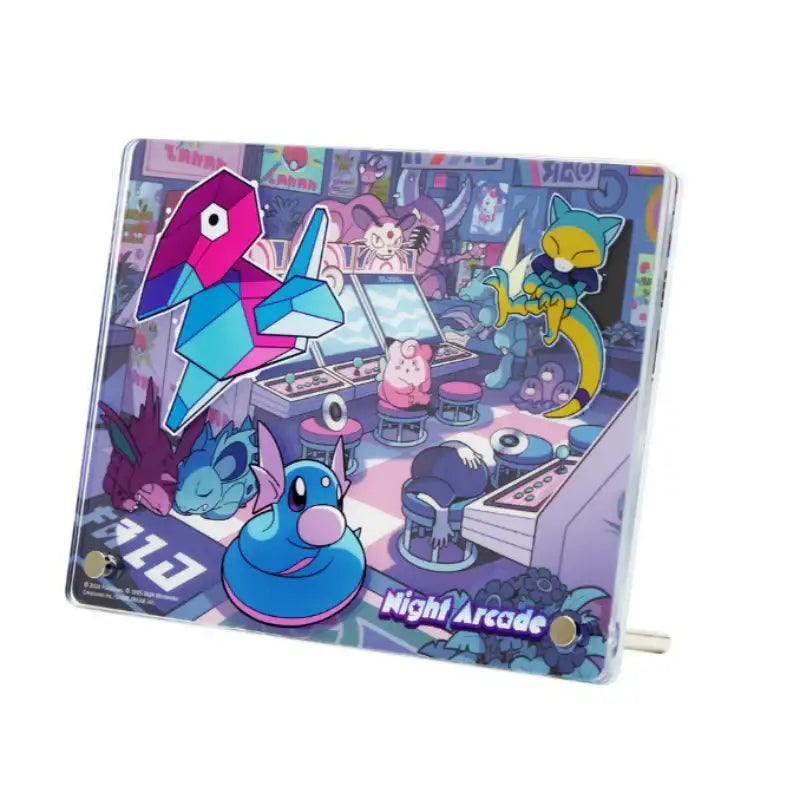 Pokémon Store - Pokémon Center Acrylic Stand Night Arcade - Pokémon Store - Acrylic Stand - Harumio