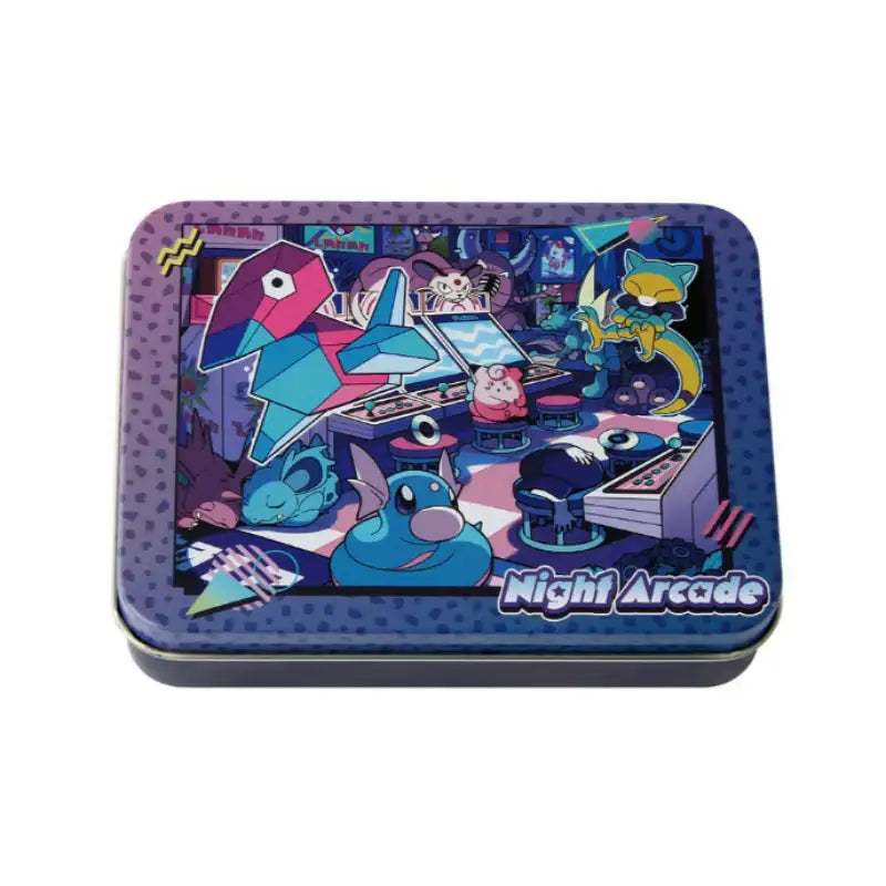 Pokémon Store - Pokémon Center Tin Case Memo Night Arcade - Pokémon Store - Memo - Harumio