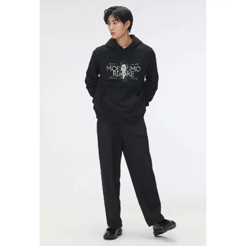 SPAO x Harry Potter - Slytherin Hooded Sweatshirt - SPAO - Sweatshirt - Harumio