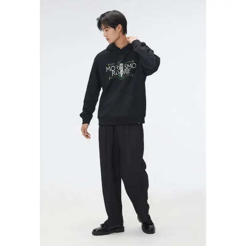 SPAO x Harry Potter - Slytherin Hooded Sweatshirt - SPAO - Sweatshirt - Harumio