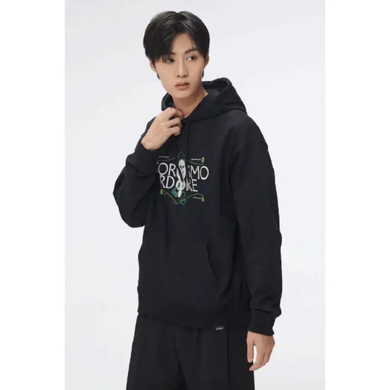 SPAO x Harry Potter - Slytherin Hooded Sweatshirt - SPAO - Sweatshirt - Harumio
