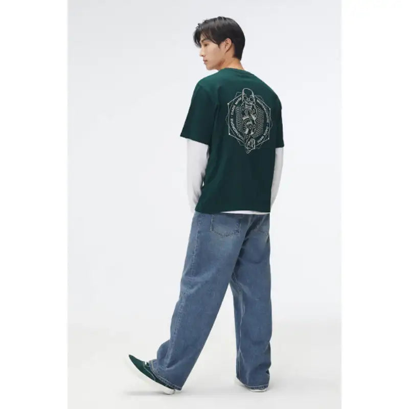 SPAO x Harry Potter - Slytherin Short Sleeve T-Shirt - SPAO - T-shirt - Harumio