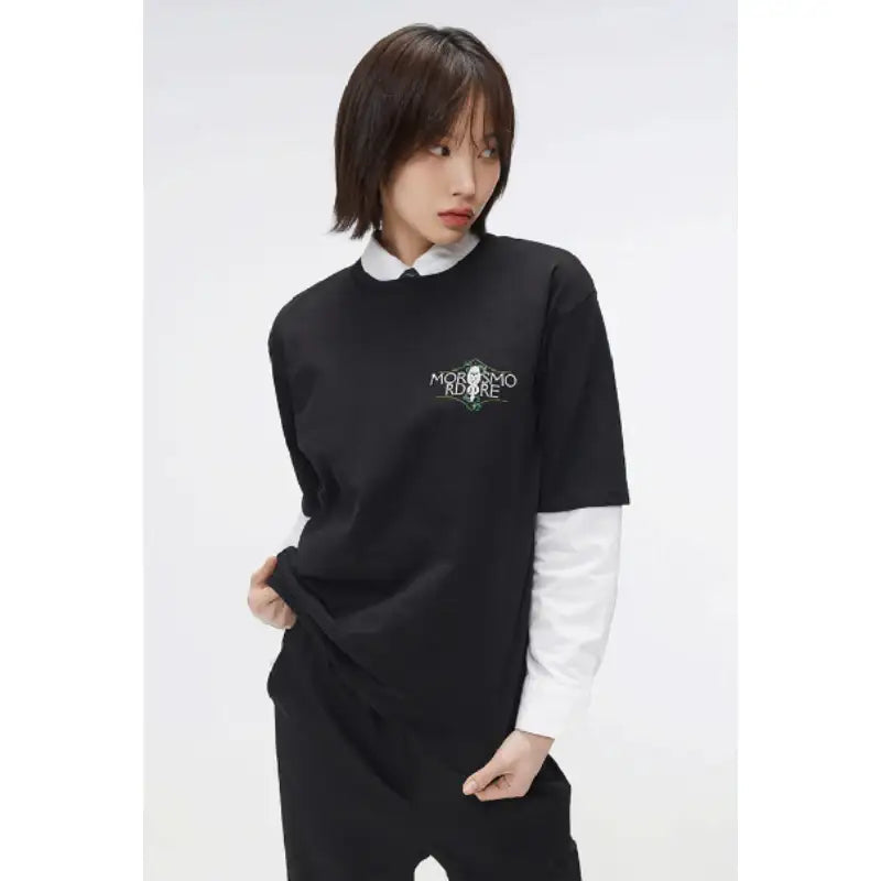 SPAO x Harry Potter - Slytherin Short Sleeve T-Shirt - SPAO - T-shirt - Harumio