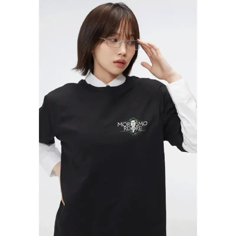 SPAO x Harry Potter - Slytherin Short Sleeve T-Shirt - SPAO - T-shirt - Harumio