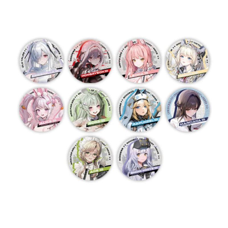 Goddess of Victory: Nikke x MOFUN - Random Hologram Can Badge Ver.2 - MOFUN - Accessories - Harumio