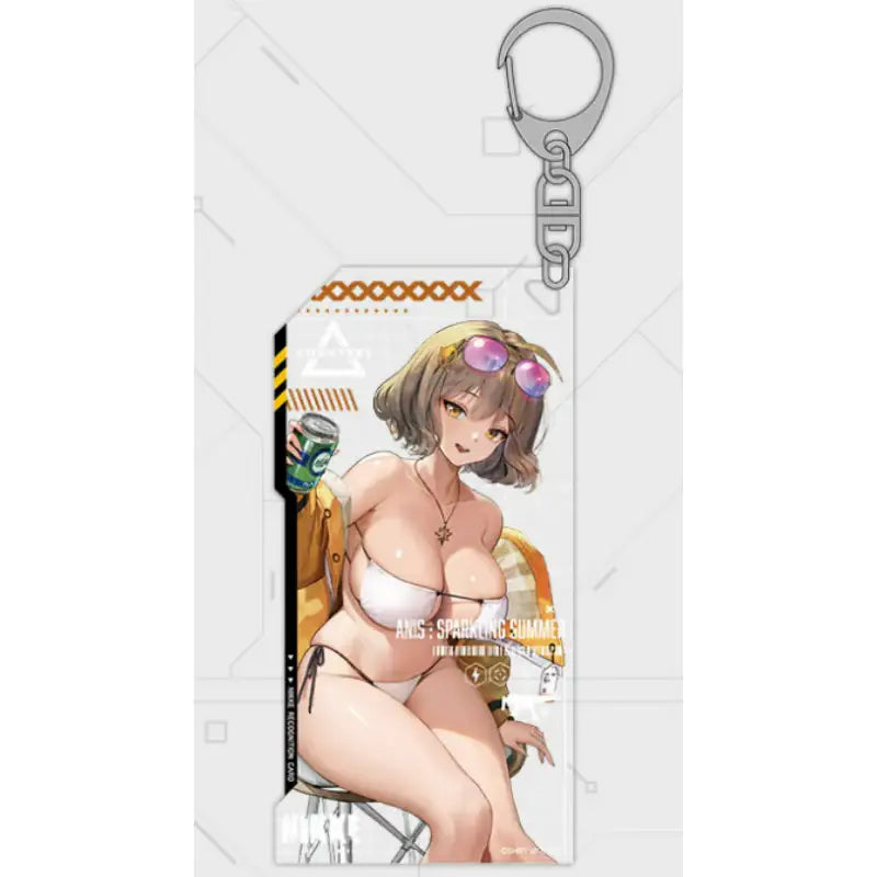 Goddess of Victory: Nikke x MOFUN - RECOGNITION CARD Acrylic Keyring - MOFUN - Acrylic Keyring - Harumio