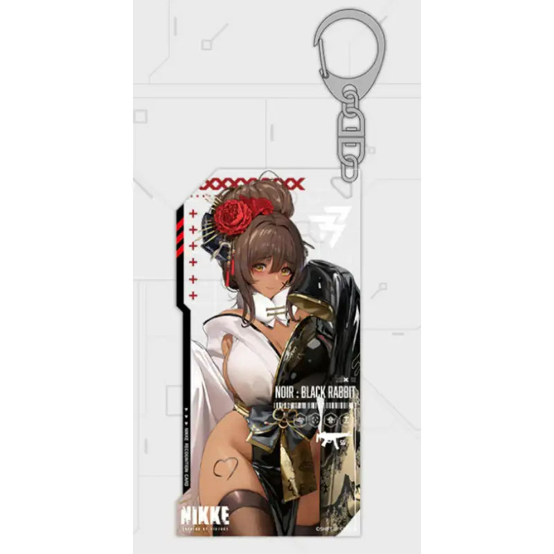 Goddess of Victory: Nikke x MOFUN - RECOGNITION CARD Acrylic Keyring - MOFUN - Acrylic Keyring - Harumio