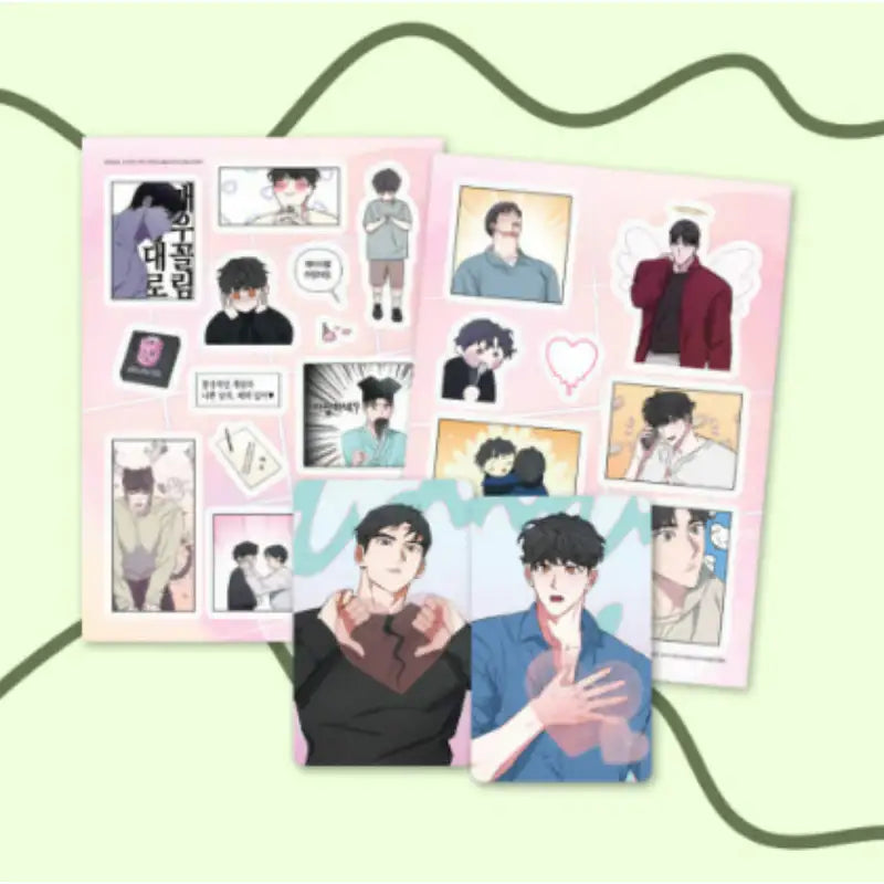 Tapping My Ex's New Lover x BeOn - Sticker Set - BeOn Cafe - Accessories - Harumio