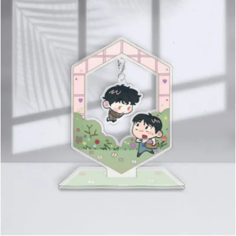 Tapping My Ex's New Lover x BeOn - Dangling Acrylic Diorama - BeOn Cafe - Acrylic Diorama - Harumio