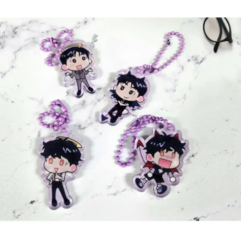 Tapping My Ex's New Lover x BeOn - Acrylic Keyring - BeOn Cafe - Acrylic Keyring - Harumio