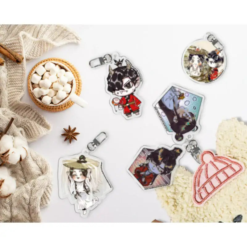 Heaven Official's Blessing x BeOn - Acrylic Keyring - BeOn Cafe - Acrylic Keyring - Harumio