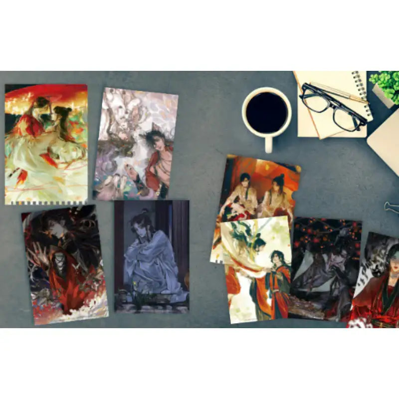Heaven Official's Blessing x BeOn - Mini L Holder & Postcard Set - BeOn Cafe - Postcard - Harumio