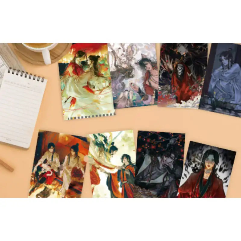Heaven Official's Blessing x BeOn - Mini L Holder & Postcard Set - BeOn Cafe - Postcard - Harumio