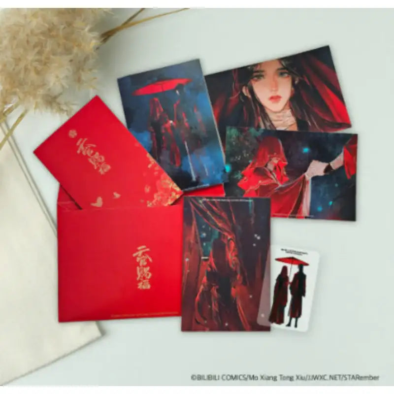 Heaven Official's Blessing x BeOn - Manhwa Commemorative Collection Set - BeOn Cafe - Postcard - Harumio