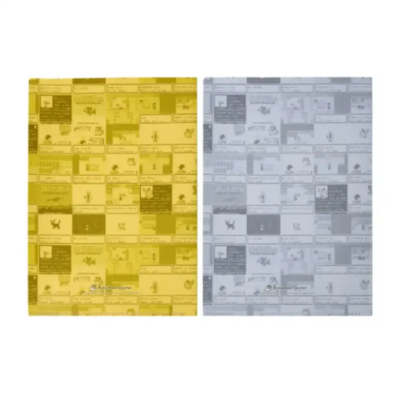 Pokémon Store - Pokémon Center A4 Clear File Set Gold and Silver - Pokémon Store - Clear File - Harumio