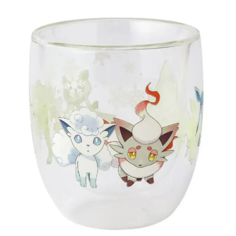 Pokémon Store - Pokémon Center Heat-Resistant Glass Cup Snowy Gathering - Pokémon Store - Glass Cup - Harumio