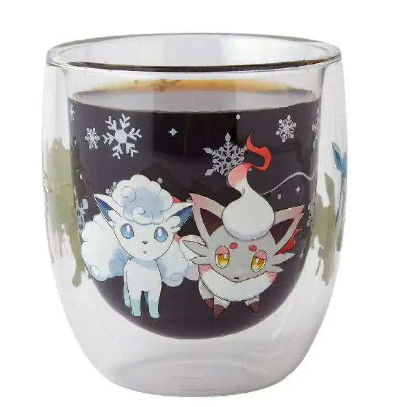 Pokémon Store - Pokémon Center Heat-Resistant Glass Cup Snowy Gathering - Pokémon Store - Glass Cup - Harumio