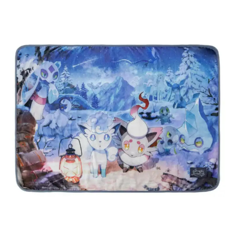 Pokémon Store - Pokémon Center Reversible Blanket Snowy Gathering - Pokémon Store - Blanket - Harumio