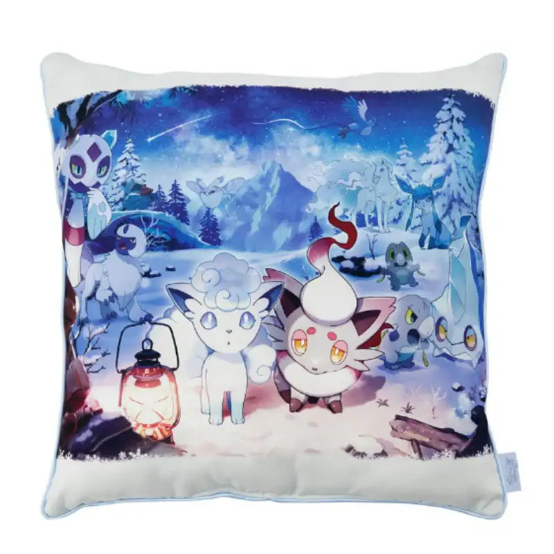 Pokémon Store - Pokémon Center Cushion Snowy Gathering - Pokémon Store - Cushion - Harumio