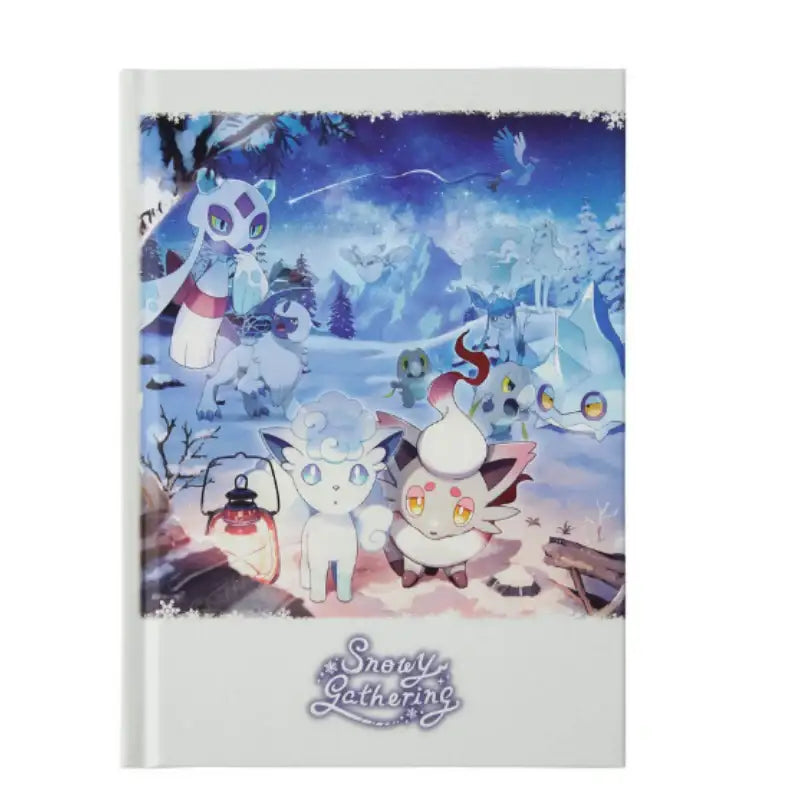 Pokémon Store - Pokémon Center A6 Hardcover Notebook Snowy Gathering - Pokémon Store - Notebook - Harumio