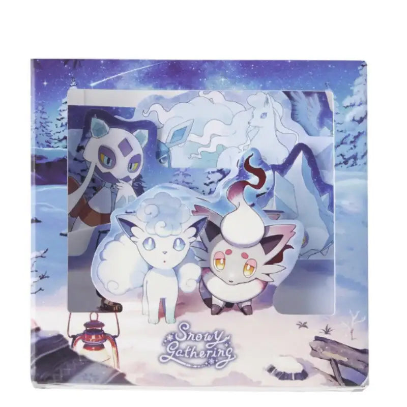 Pokémon Store - Pokémon Center Shaped Sticky Note Snowy Gathering - Pokémon Store - Sticky Note - Harumio