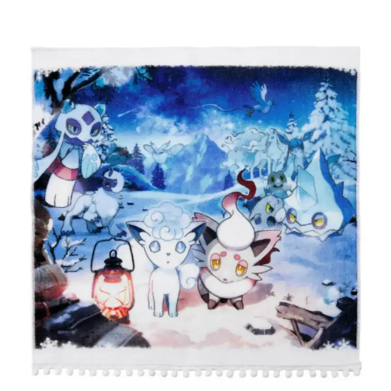 Pokémon Store - Pokémon Center Hand Towel Snowy Gathering - Pokémon Store - Towel - Harumio