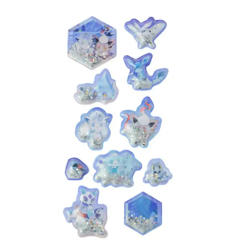 Pokémon Store - Pokémon Center Capsule Sticker Snowy Gathering - Pokémon Store - Sticker - Harumio