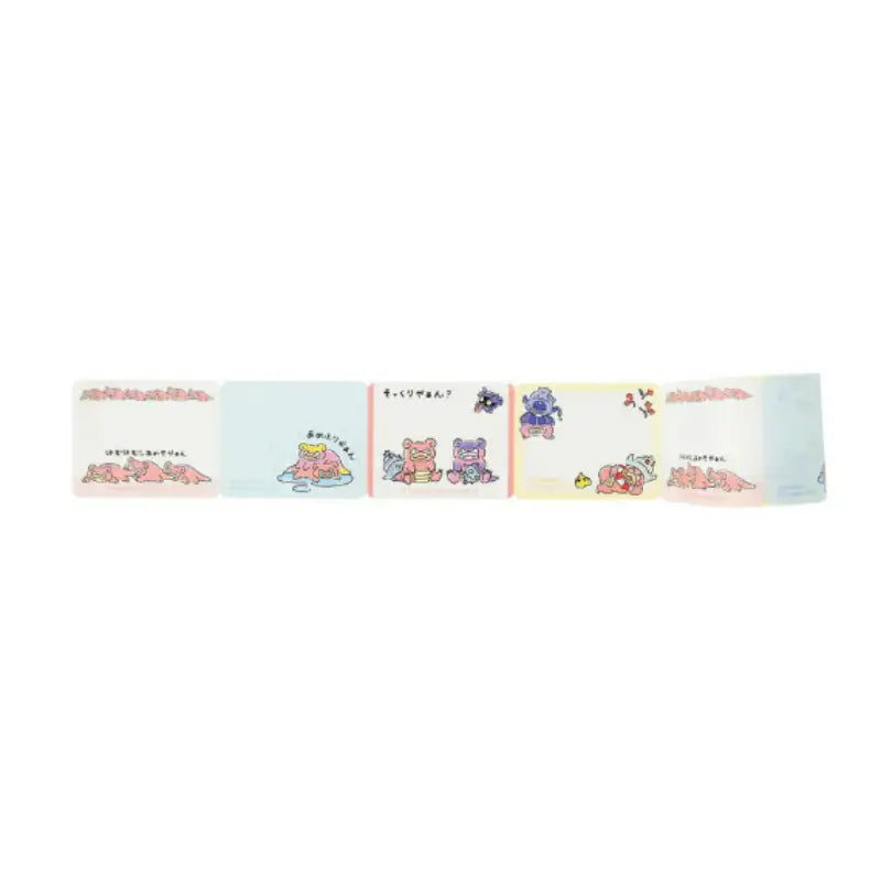 Pokémon Store - Pokémon Center Roll Sticky Note Slowpoke - Pokémon Store - Sticky Note - Harumio