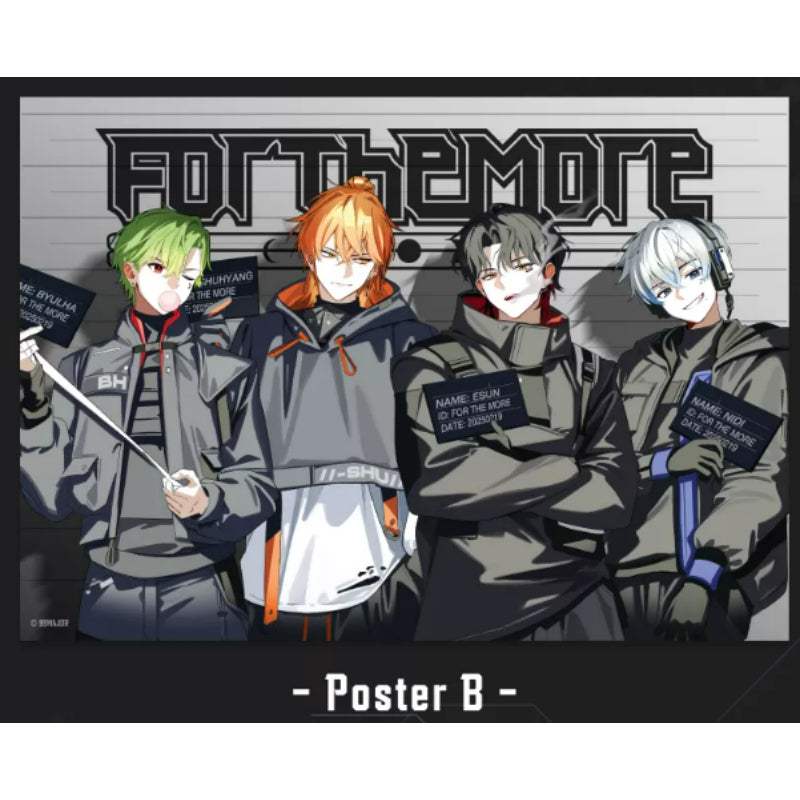 (UN)LUCKY BOY x ForTheMore - Group Poster - ForTheMore - Poster - Harumio