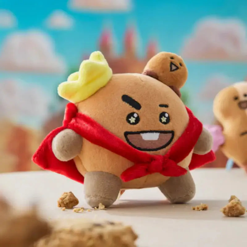 BT21 - Shooky The King Plush Keyring - BT21 - Keyring - Harumio