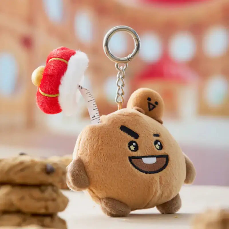 BT21 - Shooky The King Measuring Tape Plush Keyring - BT21 - Keyring - Harumio