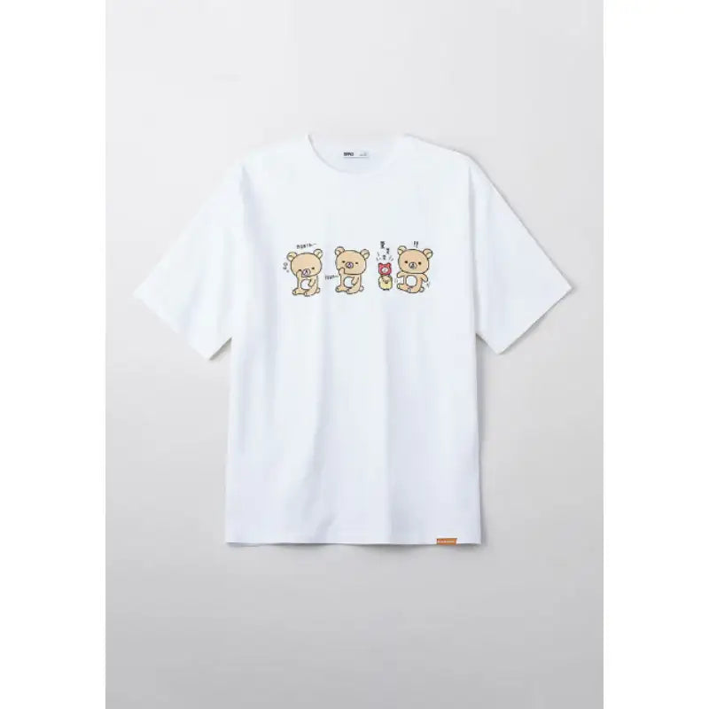SPAO x Rilakkuma - Kuma's Free Time Short Sleeve T-Shirt - SPAO - T-Shirt - Harumio