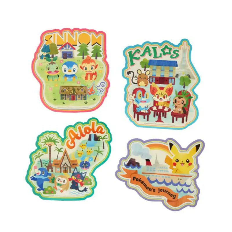 Pokémon Center Sticker Set Pokemon's Journey - Pokémon Store - Sticker - Harumio