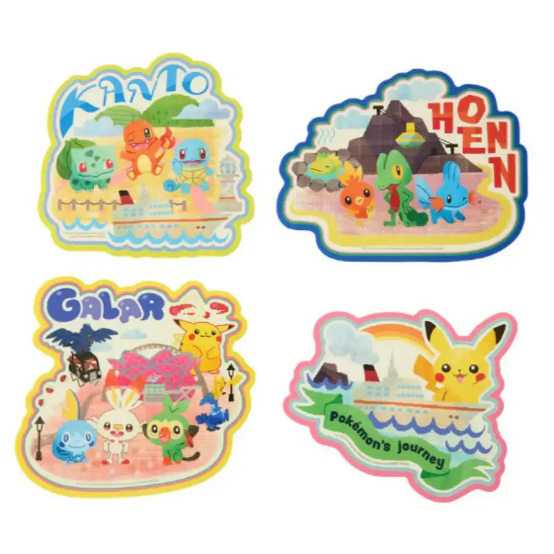 Pokémon Center Sticker Set Pokemon's Journey - Pokémon Store - Sticker - Harumio