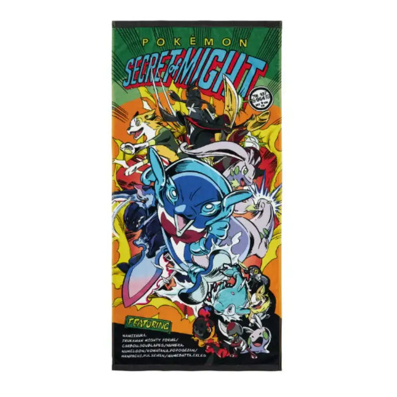 Pokémon Store - Pokémon Center Mini Bath Towel SECRET OF MIGHT - Pokémon Store - Towel - Harumio