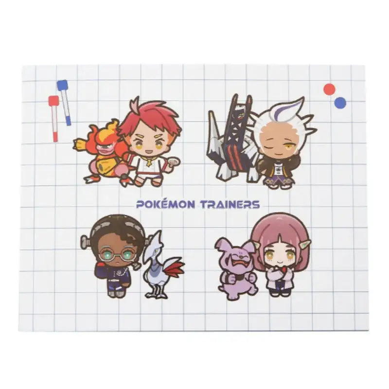 Pokémon Store - Pokémon Center Sticky Note Set POKEMON TRAINERS - Pokémon Store - Sticky Note - Harumio