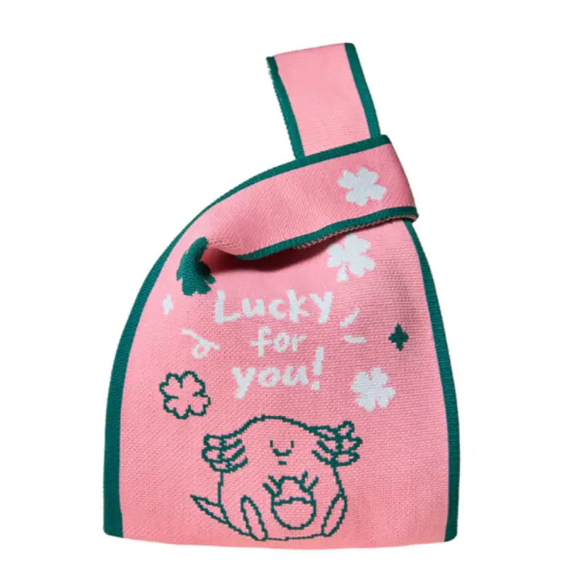 Pokémon Center Lucky for You Four Leaf Clover Knitting Tote Bag - Pokémon Store - Tote Bag - Harumio